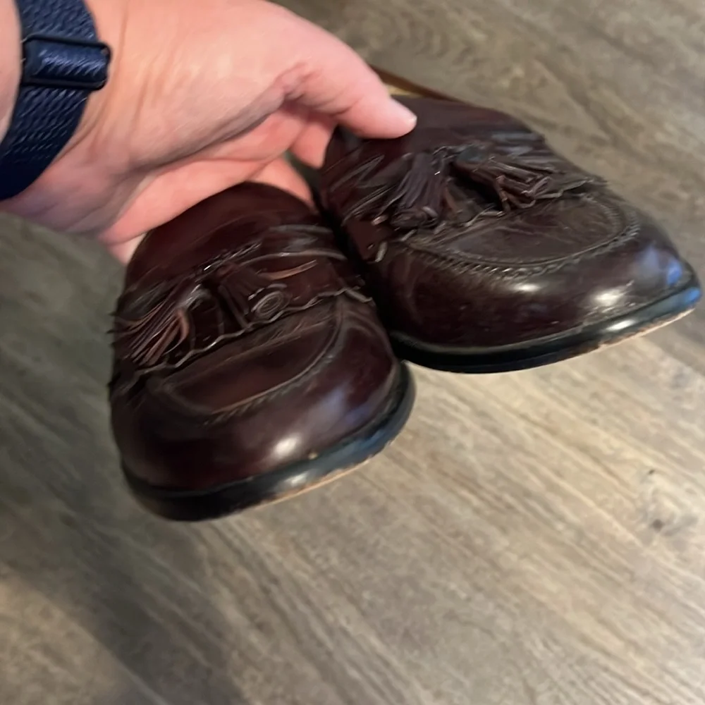 Johnston & Murphy Men's Dark Brown Tassel Loafers